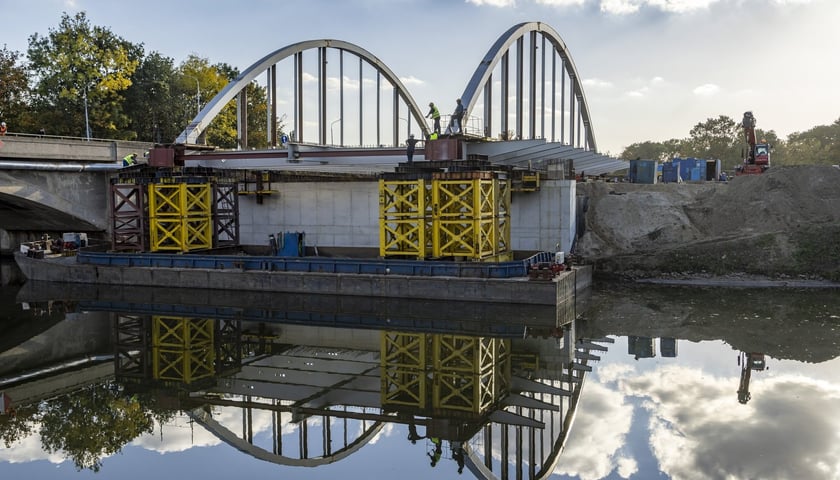 Mosty Chrobrego w budowie