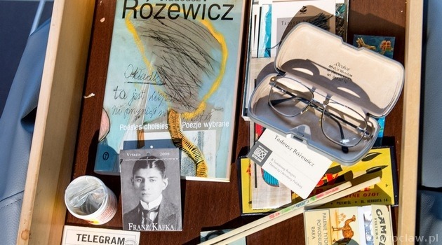 Tadeusz Różewicz's drawer now in museum