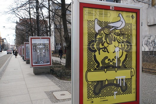 Wystawa "Ukryty Wrocław" w ulicznej galerii przy ul. Szewskiej