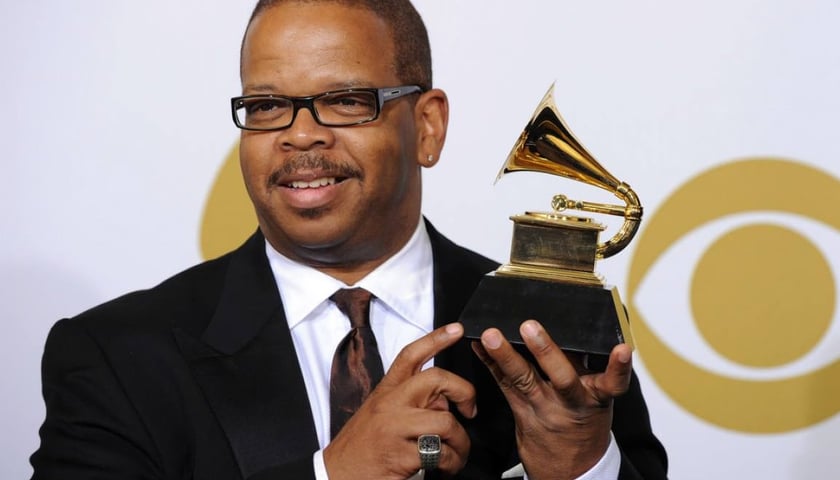 Terence Blanchard ze statuetką Grammy