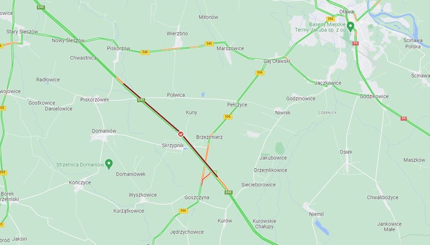 Powiększ obraz: Autostrada A4. Korek
