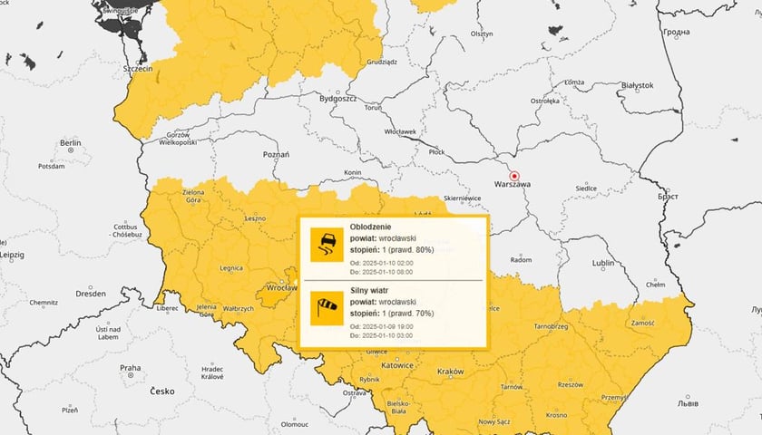 Powiększ obraz: Mapa zagrożeń