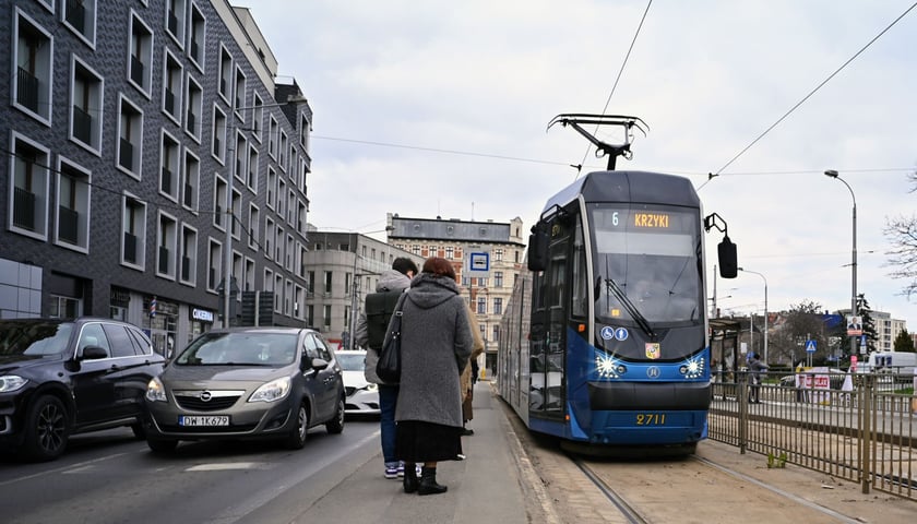 Przystanek tramwajowy na Drobnera