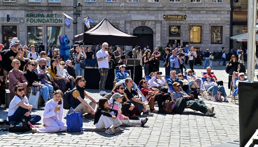 Koncert na wrocławskim rynku artystów nominowanych do nagrody Fryderyk