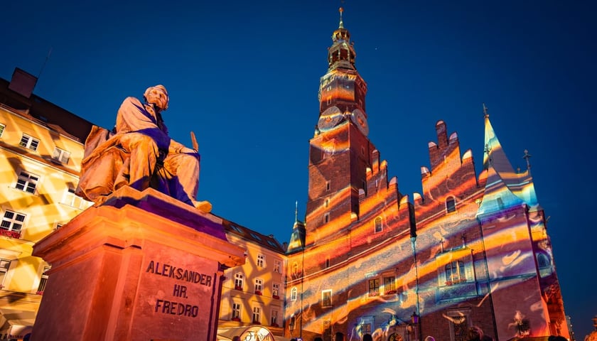 <p>Video mapping na Święto Wrocławia w 2025 roku</p>