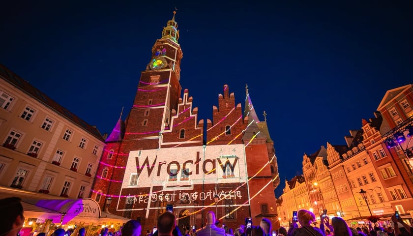 <p>Video mapping na Święto Wrocławia w 2025 roku</p>