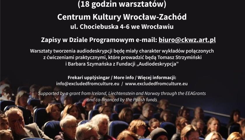 Bezpłatne warsztaty tworzenia audiodeskrypcji