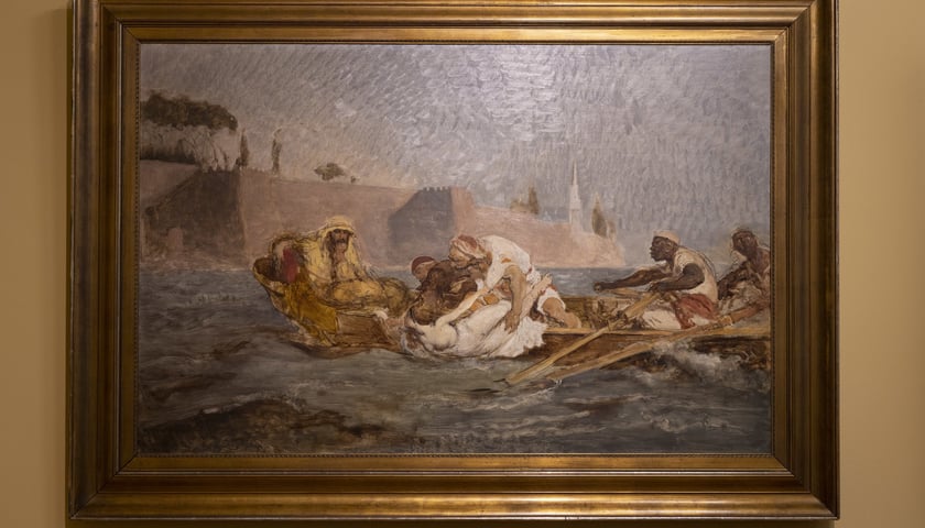 <p>&bdquo;Utopiona w Bosforze&rdquo; Jana Matejki w Muzeum Narodowym we Wrocławiu (Galeria Sztuki XVI-XIX w.)</p>