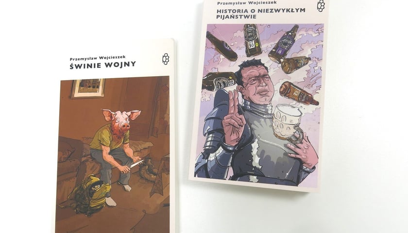 <p>Przemysław Wojcieszek napisał już drugą część serii o komisarzu Borovce &bdquo;Historia o niezwykłym pijaństwie&rdquo;, obydwie ukazały się nakładem wrocławskiego OKiS-u</p>
