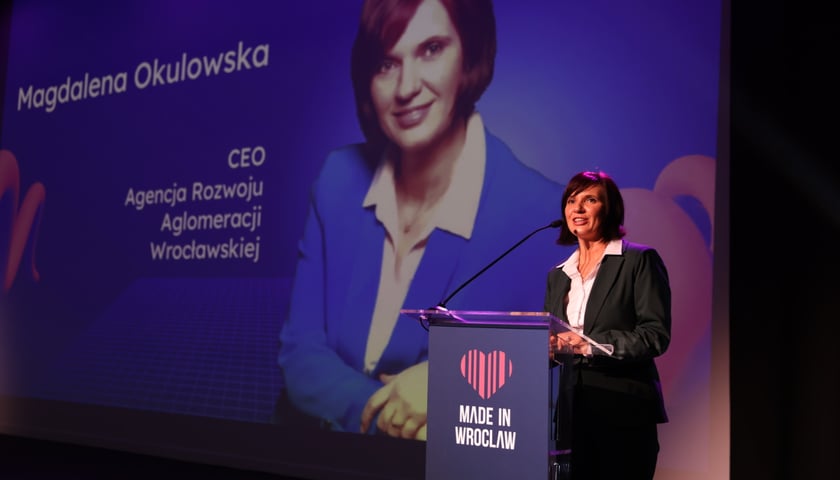 Powiększ obraz: Magdalena Okulowska, prezes Agencji Rozwoju Aglomeracji Wrocławskiej