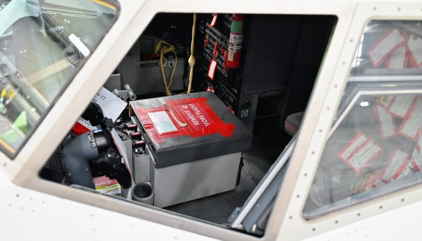 Wroclaw Aircraft Maintenance Services, w skrócie WAMS, czyli wrocławska baza serwisowa Ryanaira. Zdjęcie z 2023 roku