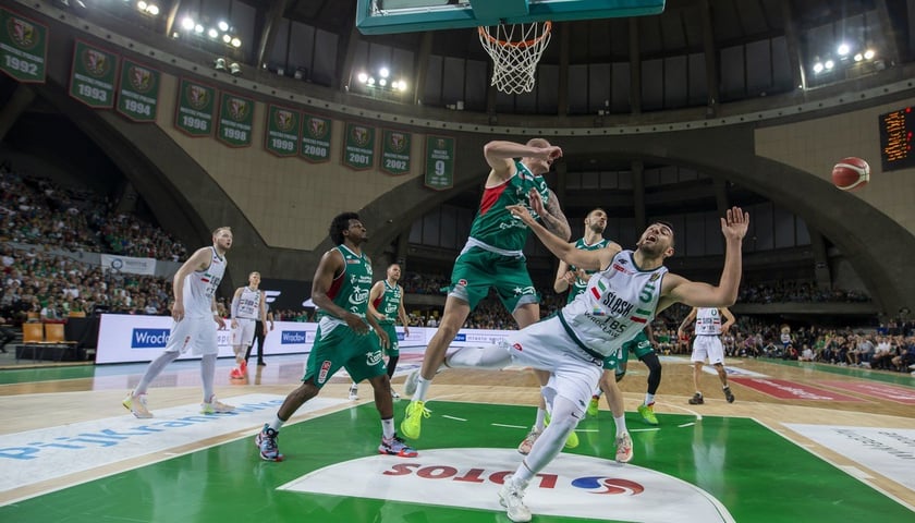 Śląsk Wrocław vs. Legia Warszawa mecz koszykówki finał Energa Basket Hala Stulecia Wrocław