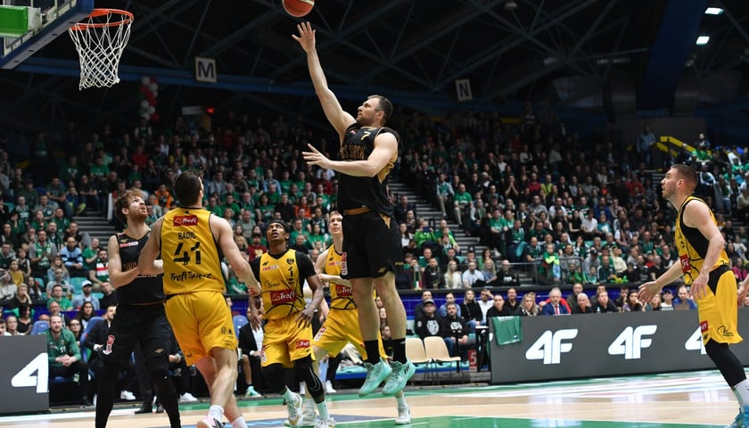 Śląsk Wrocław - Trefl Sopot w hali Orbita