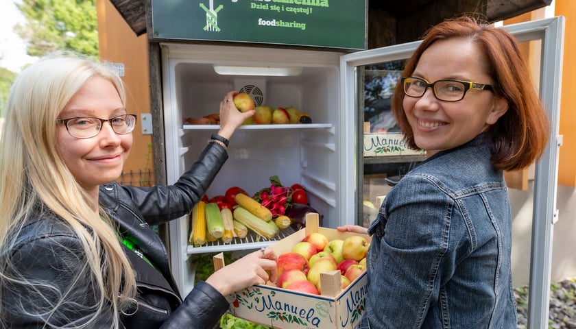 Od lewej: Monika Moc i Agnieszka Maniewska z Foodsharing Wrocław