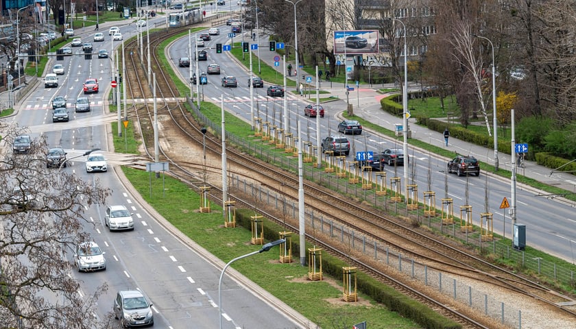 Zazieleniona ul. Legnicka