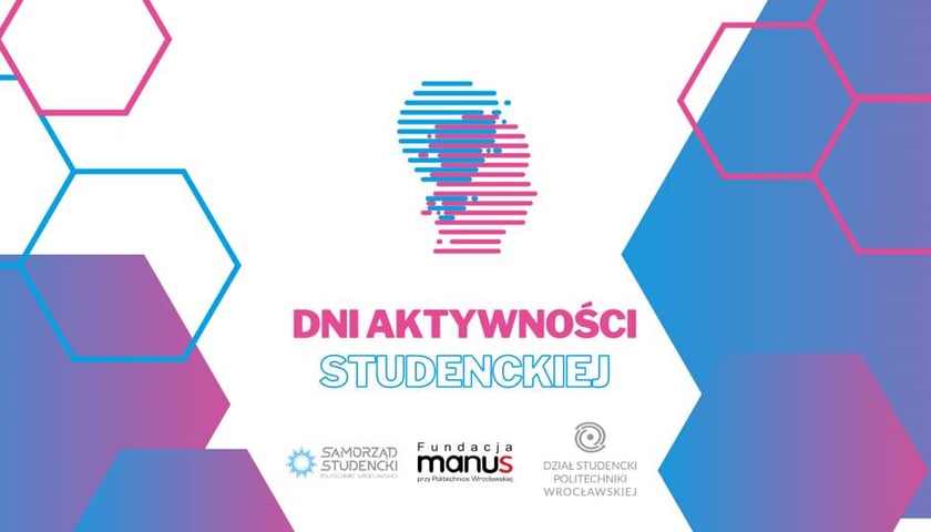 Powiększ obraz: Na zdjęciu napis: Dni Aktywności Studenckiej