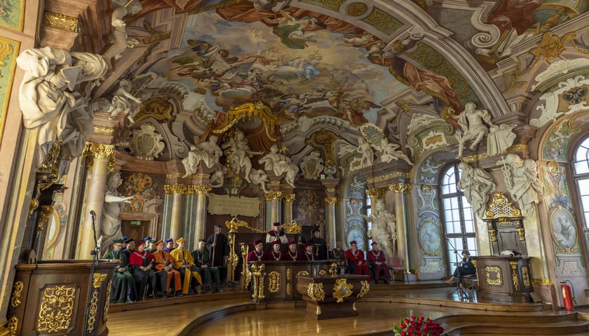 Święto Uniwersytetu Wrocławskiego w Auli Leopoldina