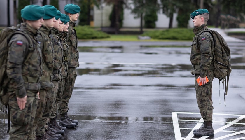 Podchorążowie z Akademii Wojsk Lądowych we Wrocławiu