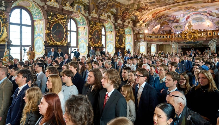 Powiększ obraz: Inaguracja roku akademickiego w Auli Leopoldyńskiej