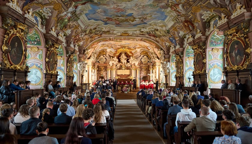 Powiększ obraz: Inaguracja roku akademickiego w Auli Leopoldyńskiej