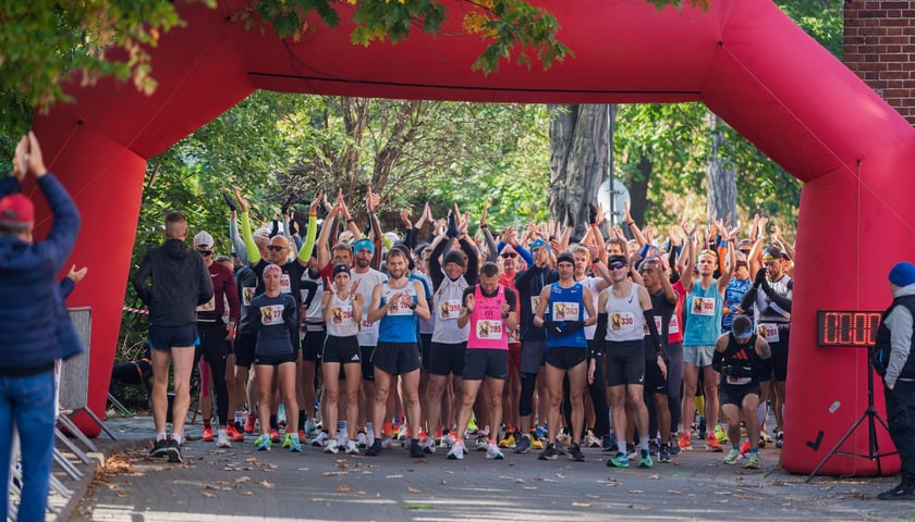 9. Bieg Uniwersytetu Medycznego we Wrocławiu - 4.10.2025 r. Uczestnicy biegu