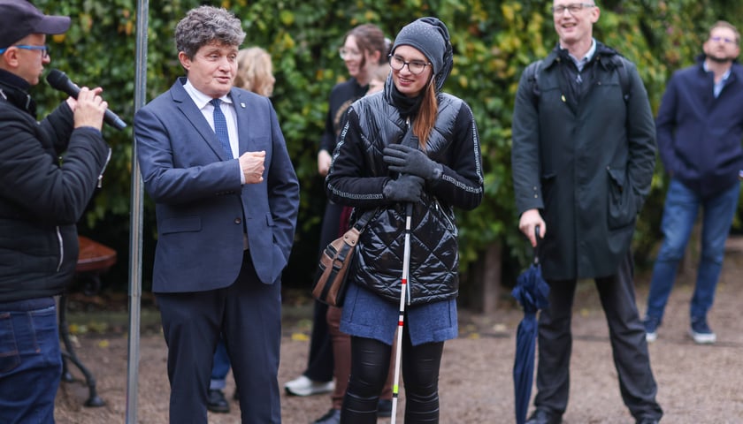 Powiększ obraz: Oficjalne powitanie przez Wiceprezydenta Ryszarda Kesslera