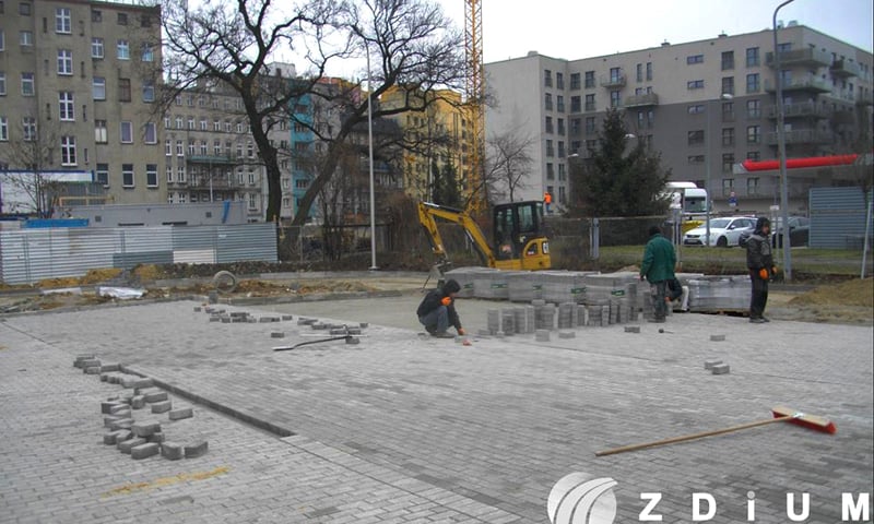 Powstaje parking przy hali Grafit