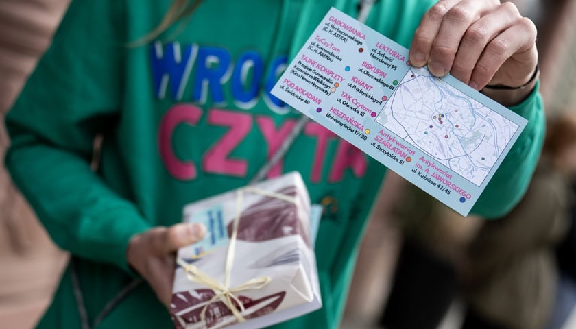 Konferencja na temat akcji Wrocław czyta, 13 kwietnia 2026