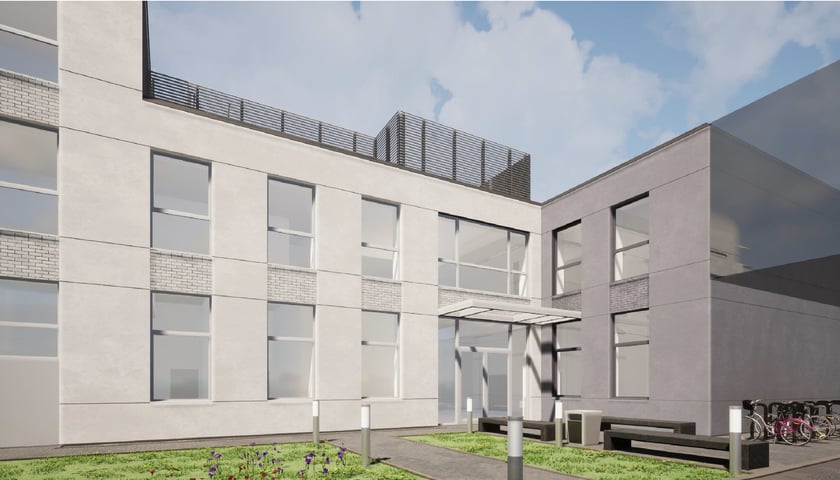 Centrum Zaufanych Systemów Informacyjnych i Telekomunikacyjnych powstaje przy ul. Na Grobli.