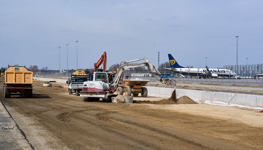 Trwa rozbudowa wrocławskiego lotniska