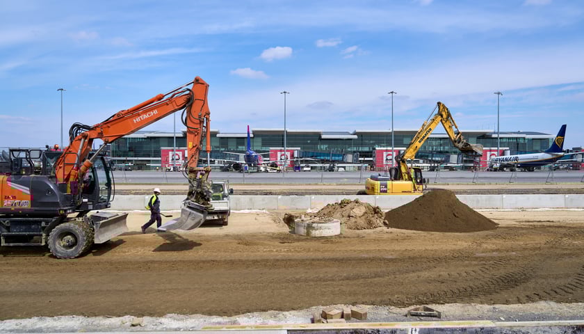 Trwa rozbudowa wrocławskiego lotniska