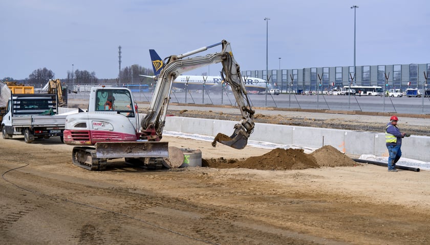 Trwa rozbudowa wrocławskiego lotniska