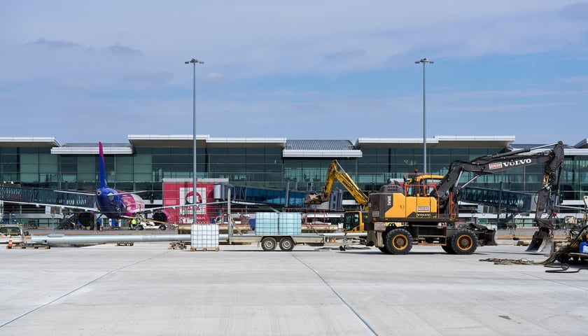 Trwa rozbudowa wrocławskiego lotniska