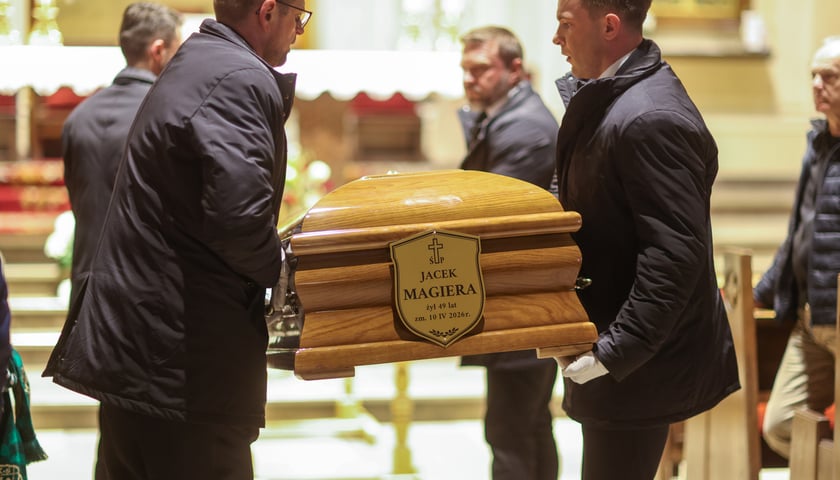 Pożegnanie trenera Jacka Magiery we Wrocławiu