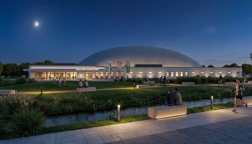 Wrocławskie Centrum Sportu na Nowych Żernikach (wizualizacja)