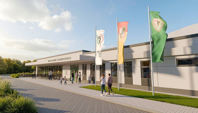 Wrocławskie Centrum Sportu na Nowych Żernikach (wizualizacja)