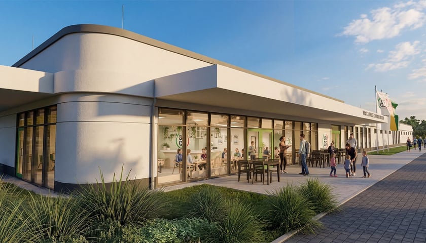 Wrocławskie Centrum Sportu na Nowych Żernikach (wizualizacja)