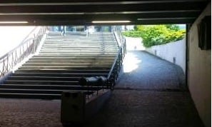 Remont schodów w Bramie Oławskiej