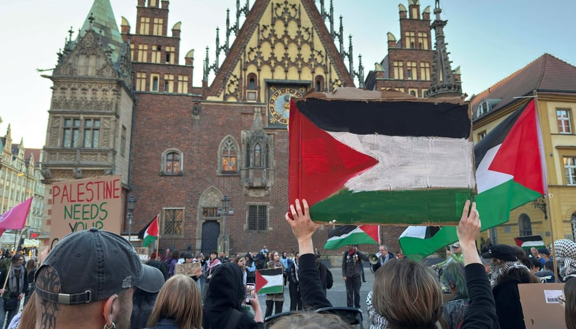 Protest przeciw karze śmierci wprowadzonej w Izraelu, Wrocław 17.04.2026