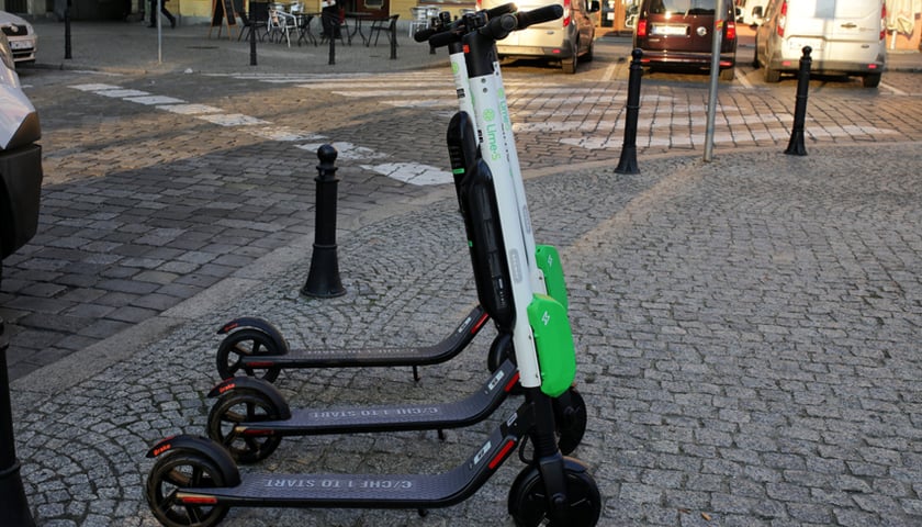 We Wrocławiu wypożyczysz hulajnogę elektryczną na minuty