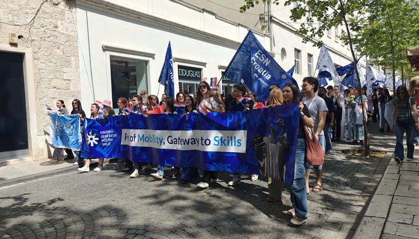 Parada flag w Splicie podczas EGM 2026