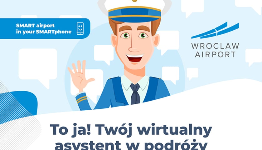 W podróży z wrocławskiego lotniska pomoże chatbot