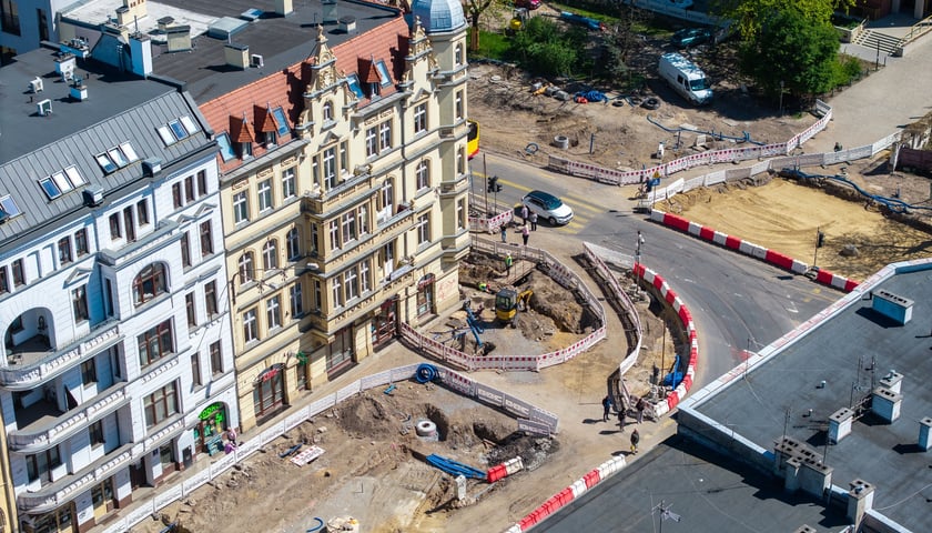 Budowa węzła Drobnera-Dubois. Zdjęcie z 22 kwietnia 2026