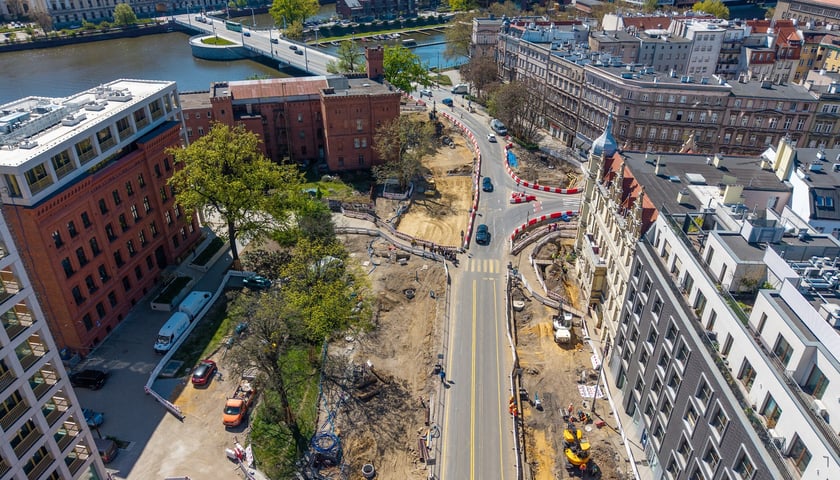 Budowa węzła Drobnera-Dubois. Zdjęcie z 22 kwietnia 2026