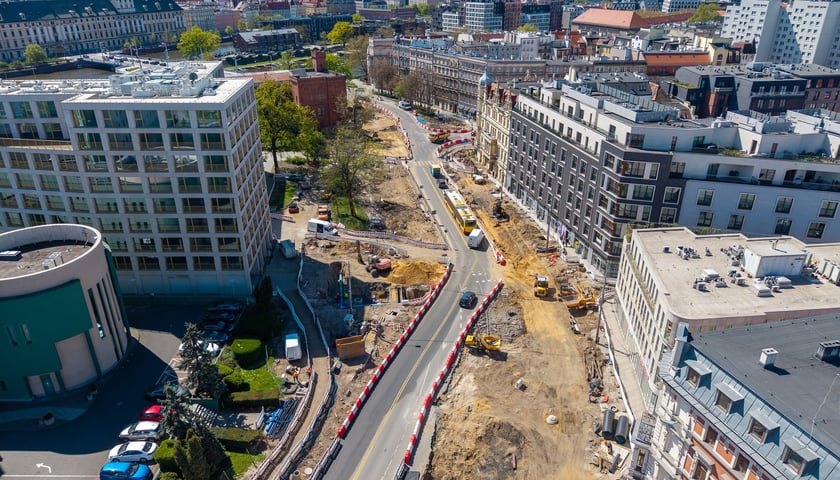 Budowa węzła Drobnera-Dubois. Zdjęcie z 22 kwietnia 2026