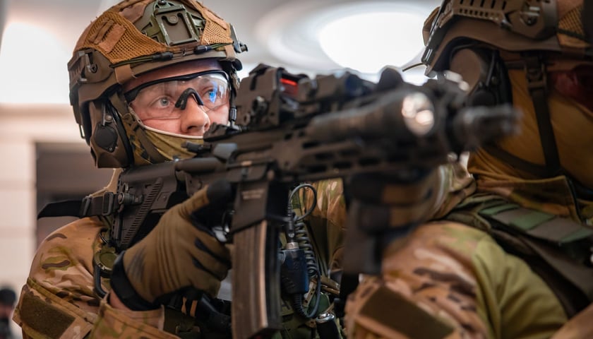 Ćwiczenia służb i wojska OLEK 2026 we Wrocławiu, 22.04.2026.
&nbsp;