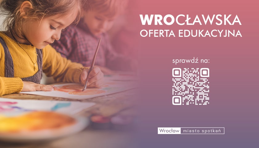 Grafika promująca nową platformę do planowania wycieczek we Wrocławiu