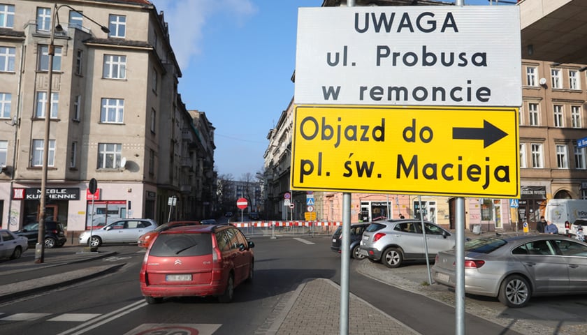 Rozpoczął się remont ul. Probusa [MAPA OBJAZDÓW]