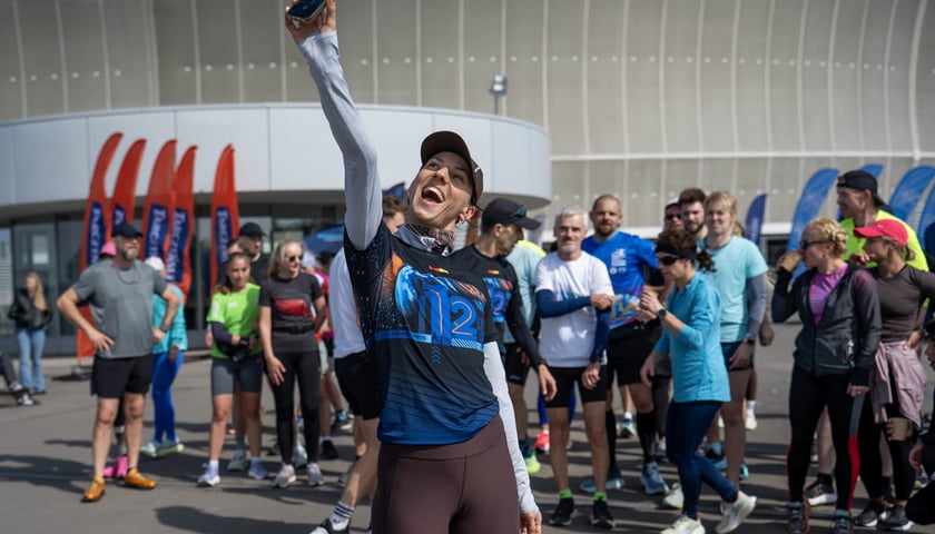 Trening biegowy z Anną Kiełbasińską. Tarczyński Arena, 25.04.2026