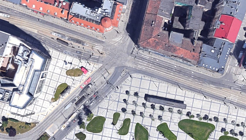 Duży remont torowisk przy węźle obok dworca Wrocław Główny